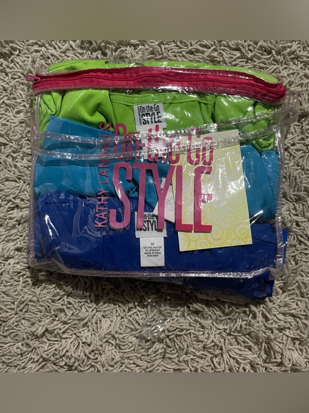 On The Go Style Vintage QVC Pack of 3 Shirts NWT Size 2X A37524